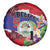Belize 501 Tropical Black Orchid Spare Tire Cover Grunge Stylized