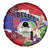 Belize 501 Tropical Black Orchid Spare Tire Cover Grunge Stylized
