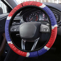 Belize 501 Tropical Black Orchid Steering Wheel Cover Grunge Stylized