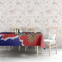 Belize 501 Tropical Black Orchid Tablecloth Grunge Stylized