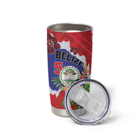 Personalised Belize 501 Tropical Black Orchid Tumbler Cup Grunge Stylized