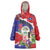 Personalised Belize 501 Tropical Black Orchid Wearable Blanket Hoodie Grunge Stylized