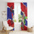 Belize 501 Tropical Black Orchid Window Curtain Grunge Stylized