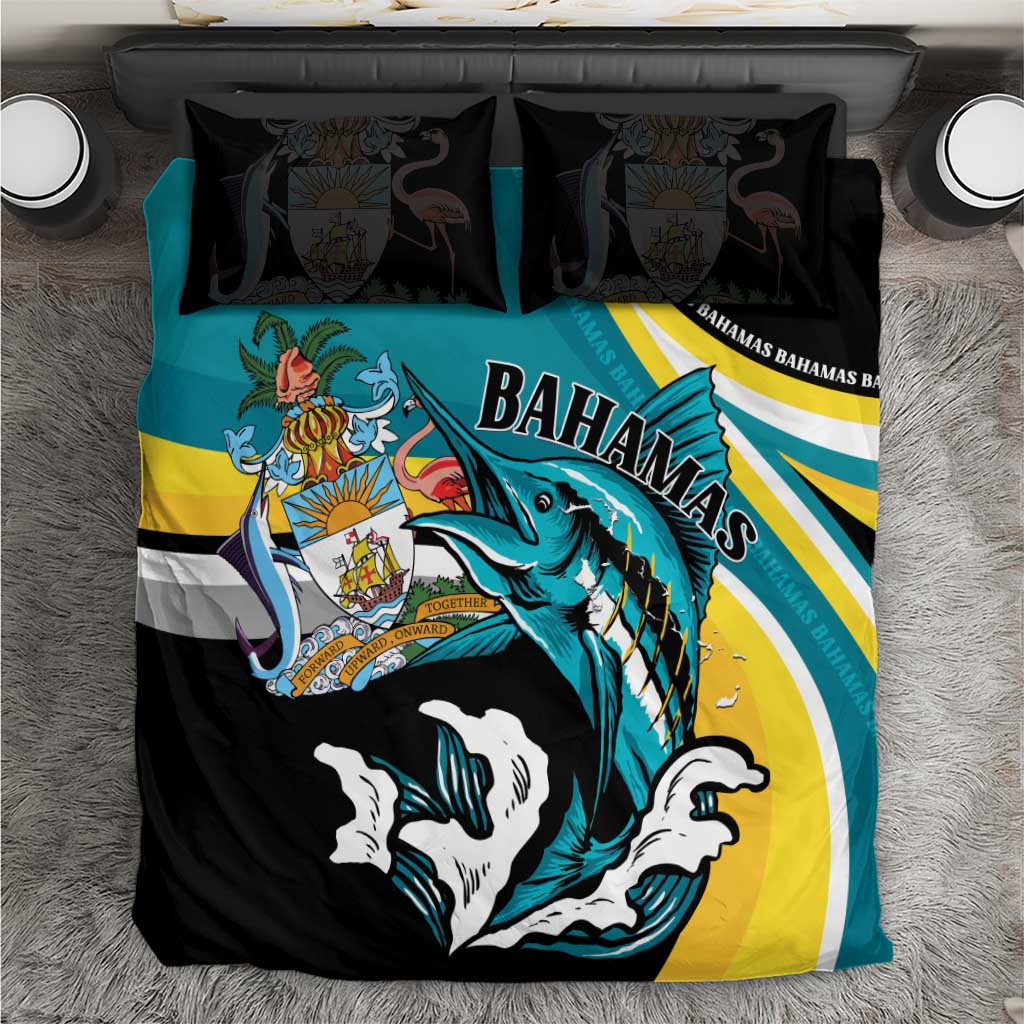 The Bahamas Blue Marlin Bedding Set Bahamian Coat Of Arms