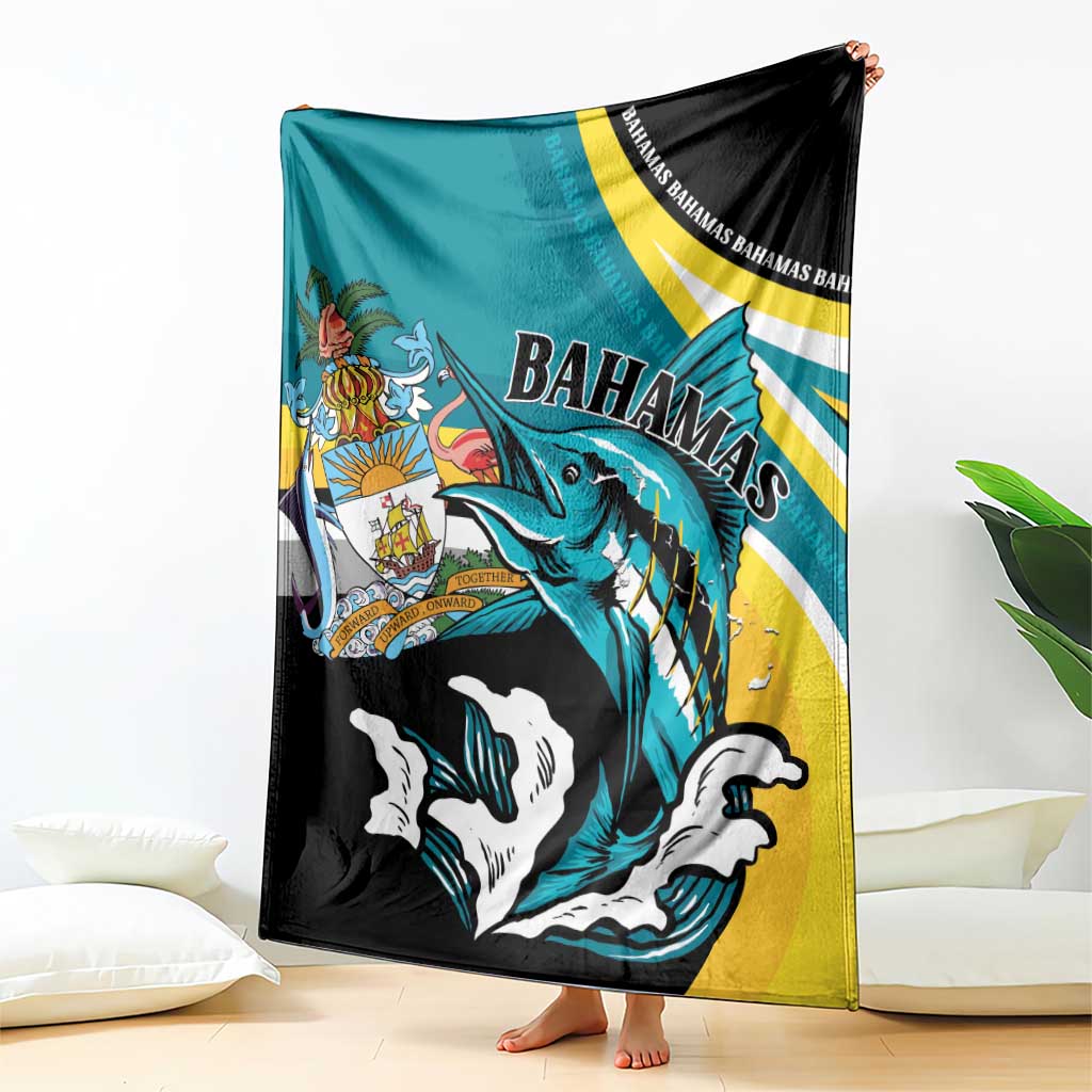The Bahamas Blue Marlin Blanket Bahamian Coat Of Arms