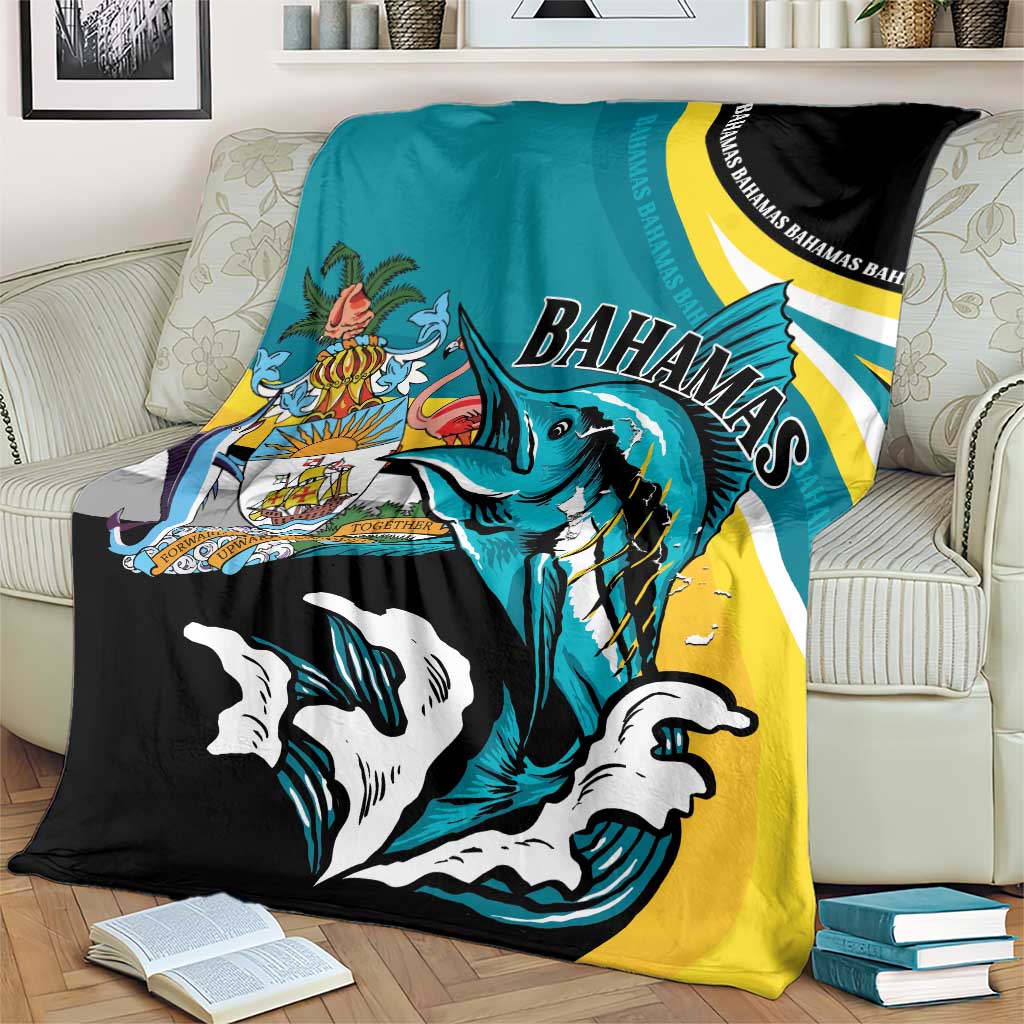 The Bahamas Blue Marlin Blanket Bahamian Coat Of Arms