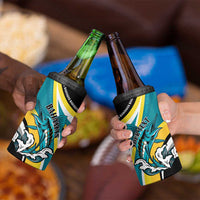 Personalised The Bahamas Blue Marlin 4 in 1 Can Cooler Tumbler Bahamian Coat Of Arms