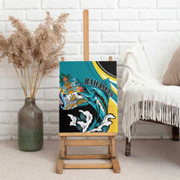 The Bahamas Blue Marlin Canvas Wall Art Bahamian Coat Of Arms