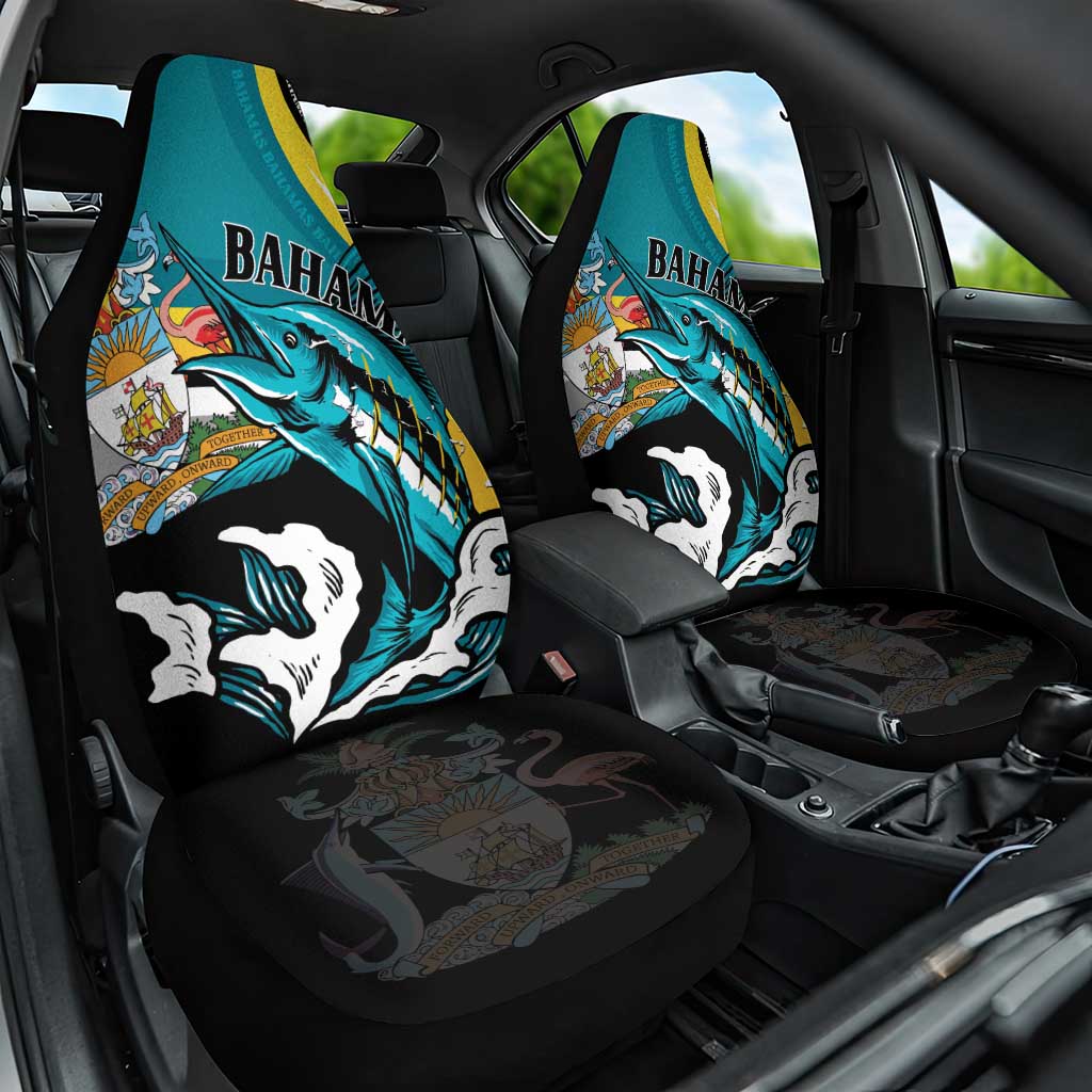 The Bahamas Blue Marlin Car Seat Cover Bahamian Coat Of Arms