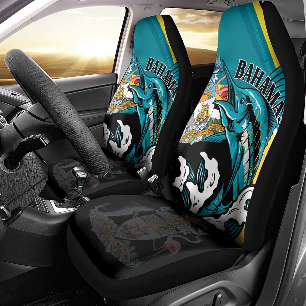 The Bahamas Blue Marlin Car Seat Cover Bahamian Coat Of Arms