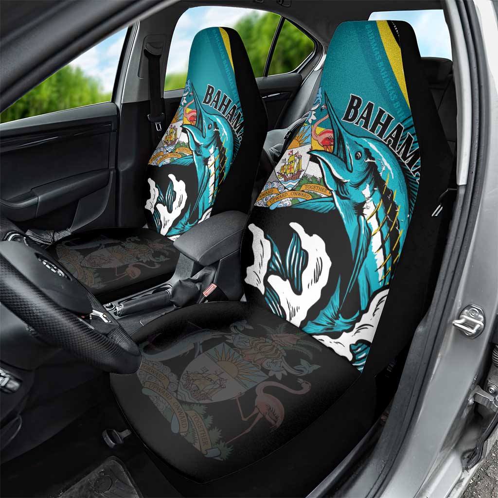 The Bahamas Blue Marlin Car Seat Cover Bahamian Coat Of Arms