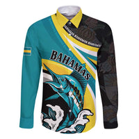 Personalised The Bahamas Blue Marlin Family Matching Mermaid Dress and Hawaiian Shirt Bahamian Coat Of Arms