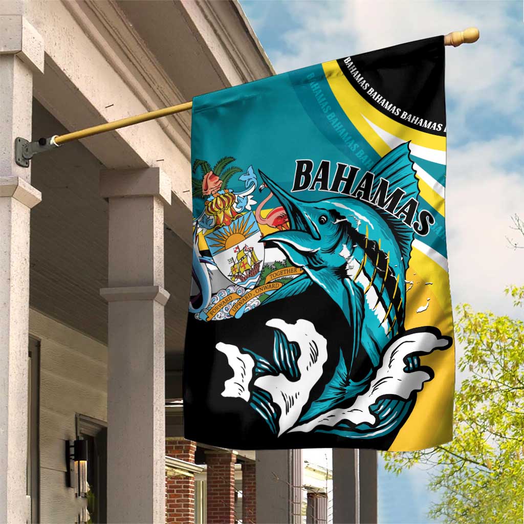 The Bahamas Blue Marlin Garden Flag Bahamian Coat Of Arms