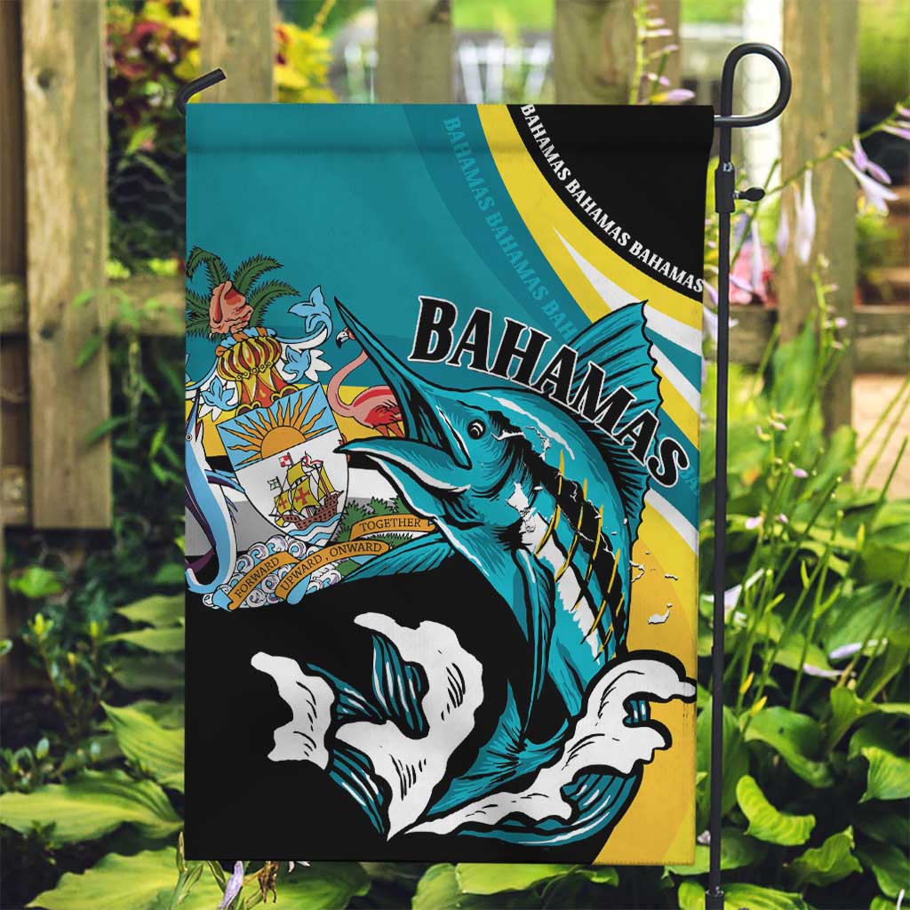 The Bahamas Blue Marlin Garden Flag Bahamian Coat Of Arms