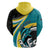 Personalised The Bahamas Blue Marlin Hoodie Bahamian Coat Of Arms