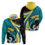 Personalised The Bahamas Blue Marlin Hoodie Bahamian Coat Of Arms