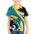 Personalised The Bahamas Blue Marlin Kid Hawaiian Shirt Bahamian Coat Of Arms