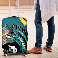 The Bahamas Blue Marlin Luggage Cover Bahamian Coat Of Arms