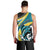 Personalised The Bahamas Blue Marlin Men Tank Top Bahamian Coat Of Arms