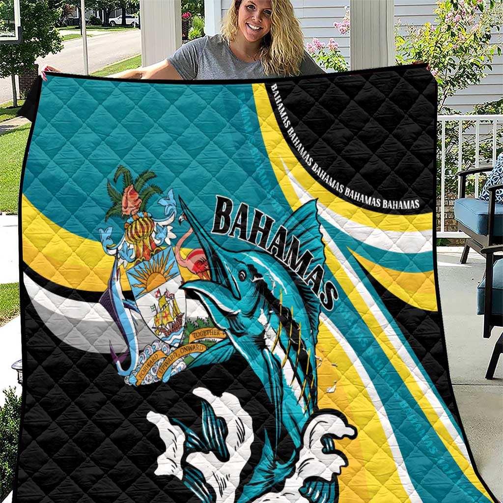 The Bahamas Blue Marlin Quilt Bahamian Coat Of Arms