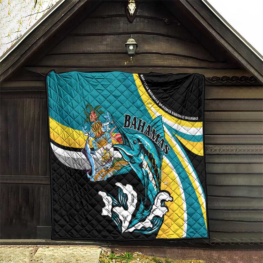 The Bahamas Blue Marlin Quilt Bahamian Coat Of Arms