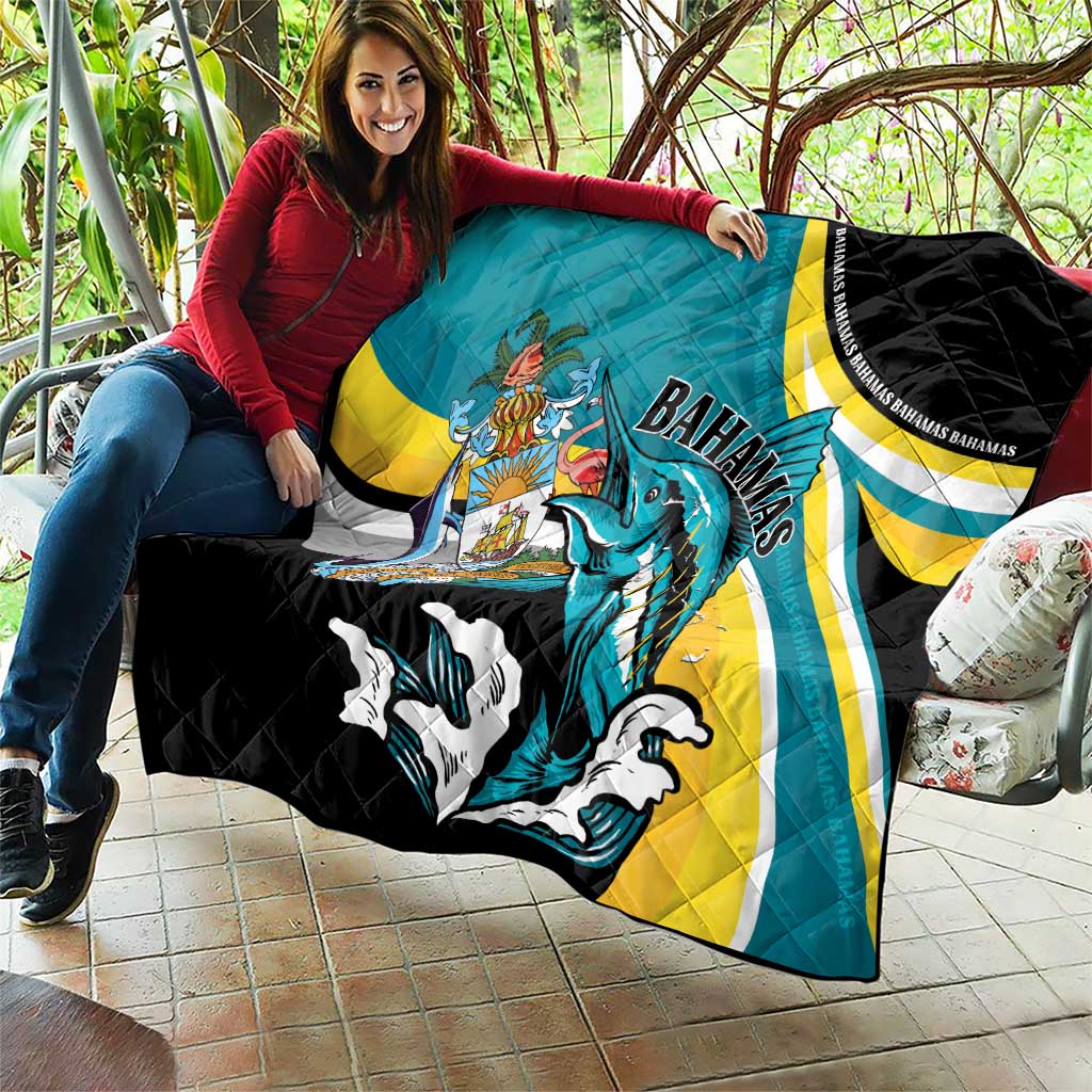 The Bahamas Blue Marlin Quilt Bahamian Coat Of Arms