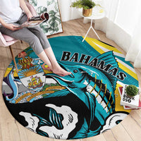 The Bahamas Blue Marlin Round Carpet Bahamian Coat Of Arms