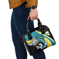 The Bahamas Blue Marlin Shoulder Handbag Bahamian Coat Of Arms
