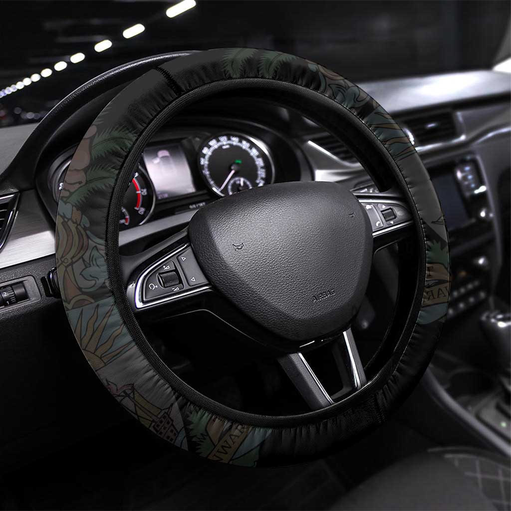 The Bahamas Blue Marlin Steering Wheel Cover Bahamian Coat Of Arms