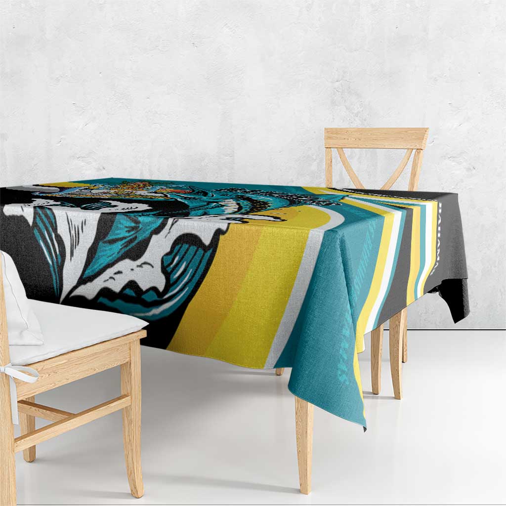 The Bahamas Blue Marlin Tablecloth Bahamian Coat Of Arms