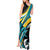 Personalised The Bahamas Blue Marlin Tank Maxi Dress Bahamian Coat Of Arms