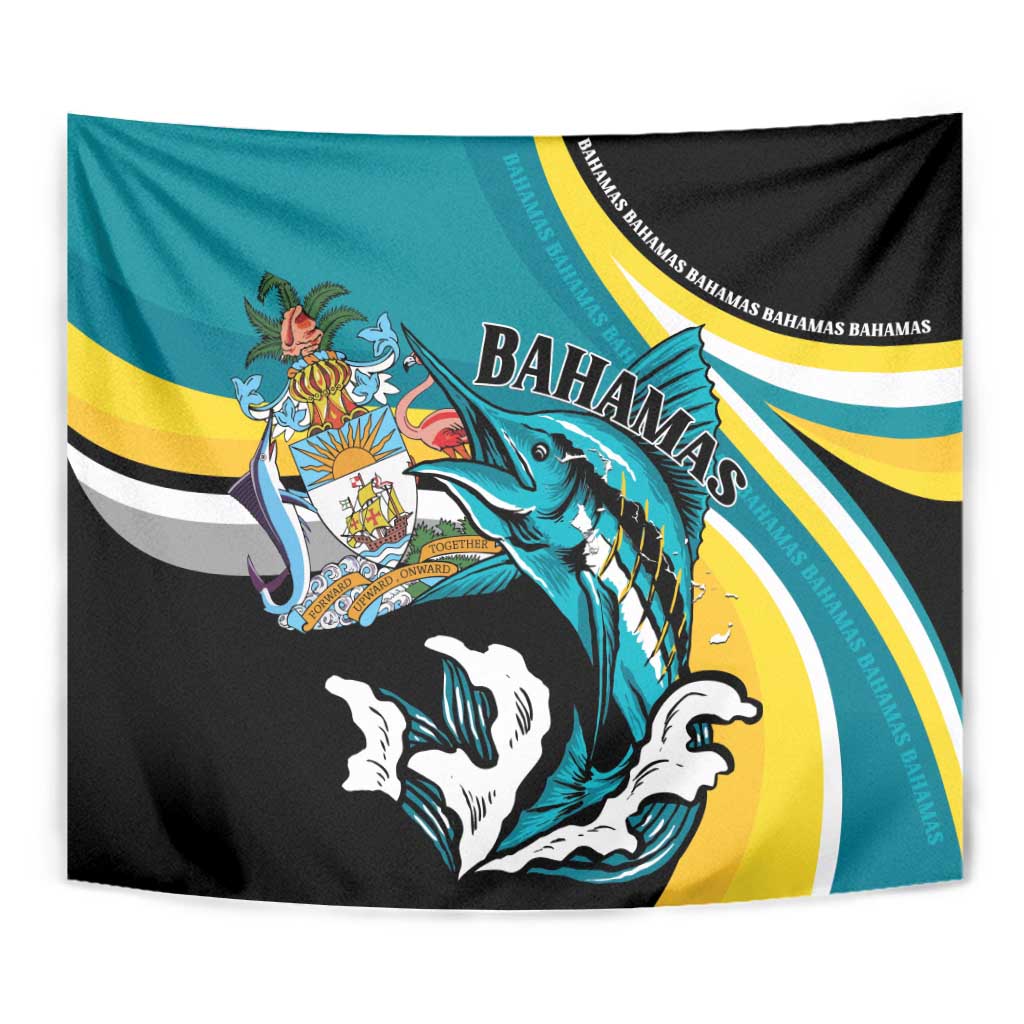 The Bahamas Blue Marlin Tapestry Bahamian Coat Of Arms