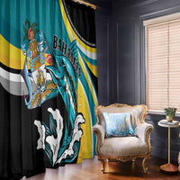 The Bahamas Blue Marlin Window Curtain Bahamian Coat Of Arms