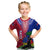 Personalised Haiti Kid T Shirt Ayiti Neg Maron With Dashiki Royal - Wonder Print Shop