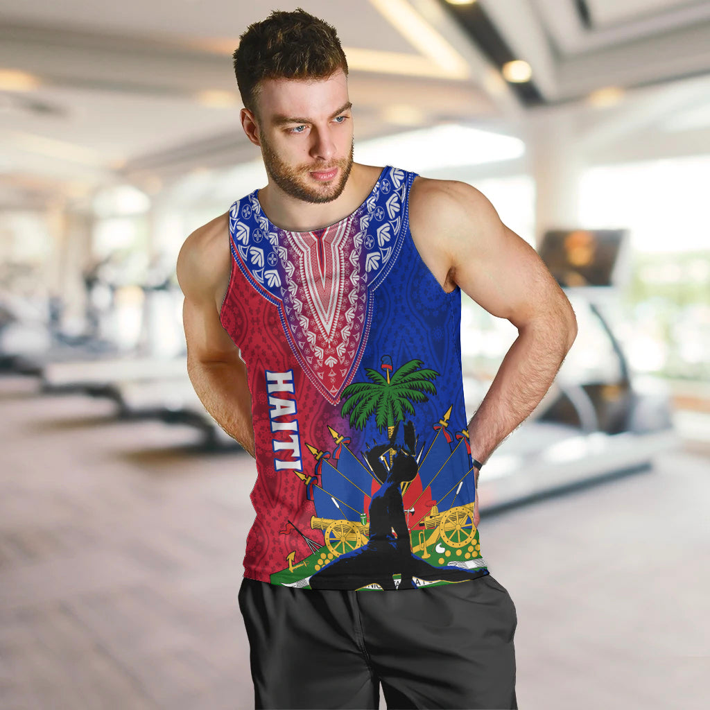 personalised-haiti-men-tank-top-ayiti-neg-maron-with-dashiki-royal