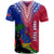 Personalised Haiti T Shirt Ayiti Neg Maron With Dashiki Royal - Wonder Print Shop