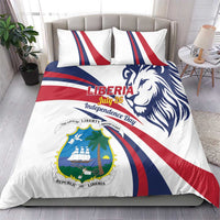 Liberia Independence Day Bedding Set July 26 Lion Coat of Arms - Wonder Print Shop