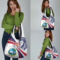 Liberia Independence Day Grocery Bag July 26 Lion Coat of Arms