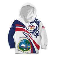 Liberia Independence Day Kid Hoodie July 26 Lion Coat of Arms - Wonder Print Shop