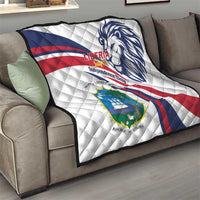 Liberia Independence Day Quilt July 26 Lion Coat of Arms - Wonder Print Shop