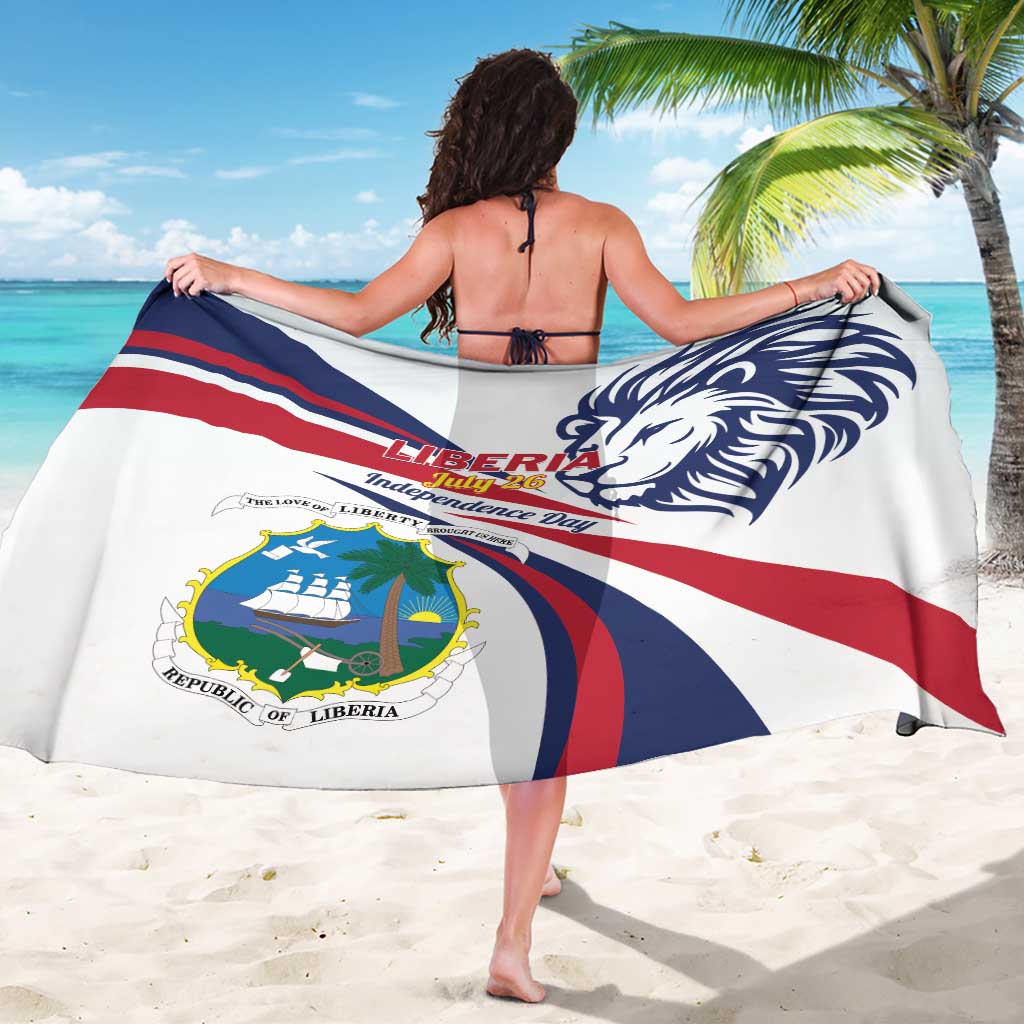 Liberia Independence Day Sarong July 26 Lion Coat of Arms - Wonder Print Shop