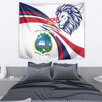 Liberia Independence Day Tapestry July 26 Lion Coat of Arms - Wonder Print Shop