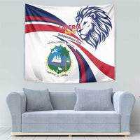 Liberia Independence Day Tapestry July 26 Lion Coat of Arms - Wonder Print Shop