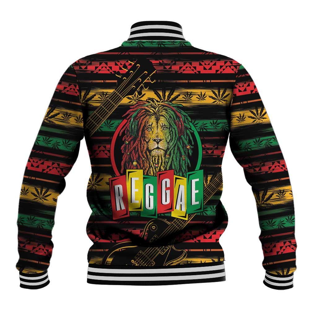 International Reggae Day Baseball Jacket Rastafarian Lion Legend of Reggae - Wonder Print Shop