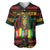 International Reggae Day Baseball Jersey Rastafarian Lion Legend of Reggae - Wonder Print Shop