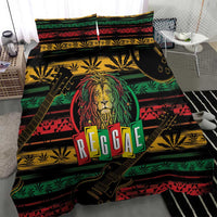 International Reggae Day Bedding Set Rastafarian Lion Legend of Reggae - Wonder Print Shop