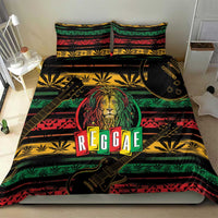 International Reggae Day Bedding Set Rastafarian Lion Legend of Reggae - Wonder Print Shop