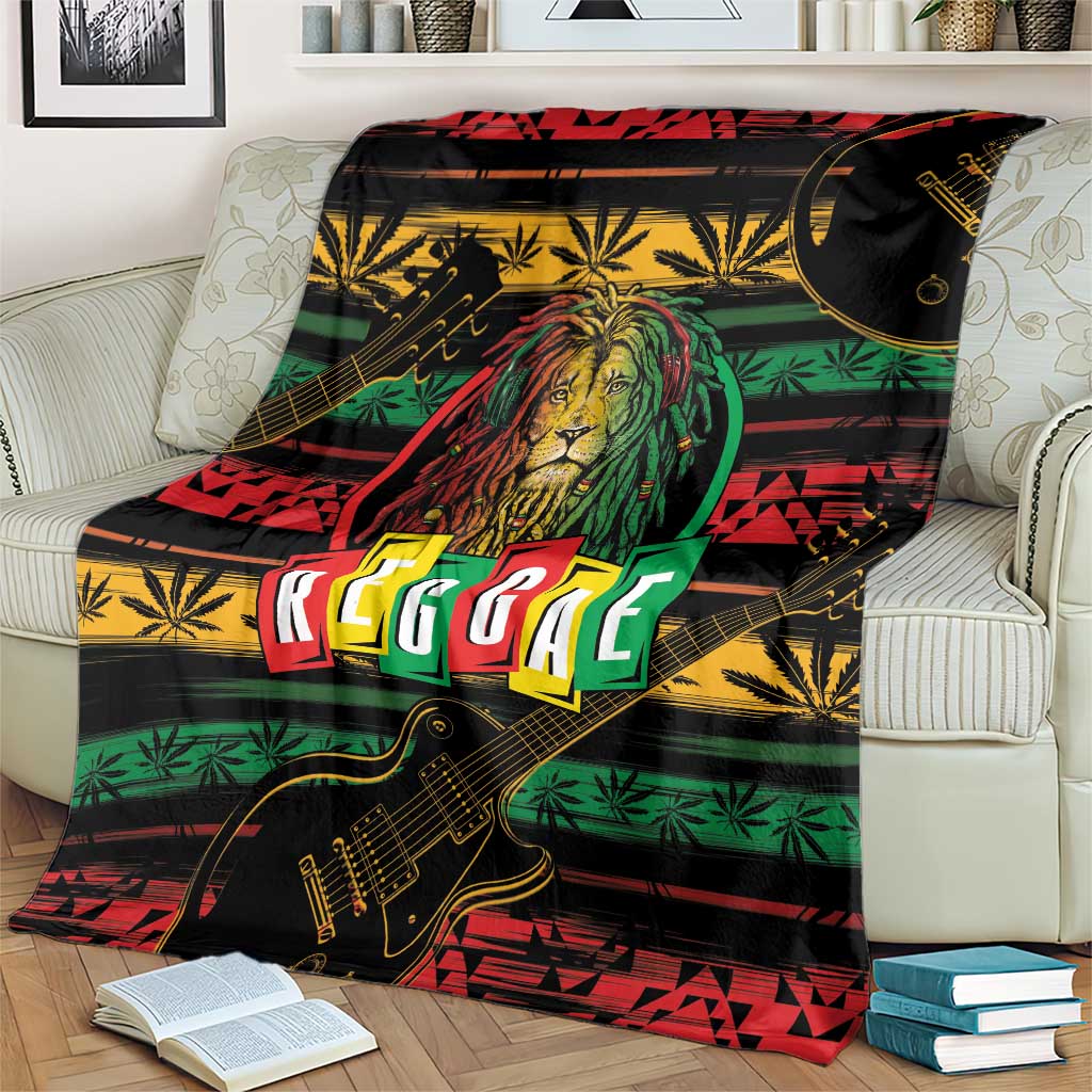International Reggae Day Blanket Rastafarian Lion Legend of Reggae