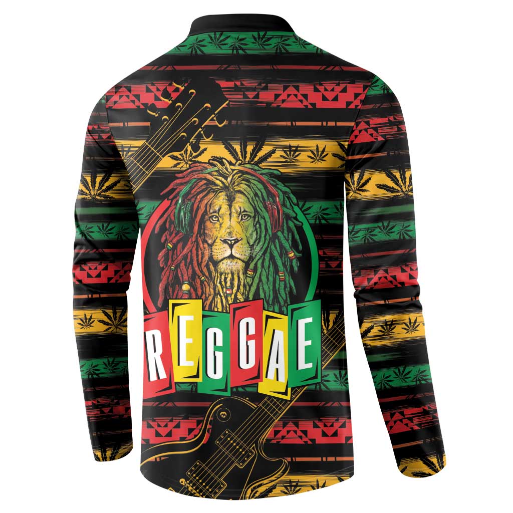 International Reggae Day Button Sweatshirt Rastafarian Lion Legend of Reggae - Wonder Print Shop