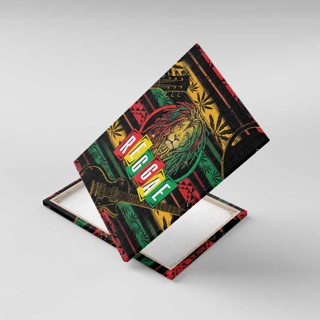 International Reggae Day Canvas Wall Art Rastafarian Lion Legend of Reggae - Wonder Print Shop